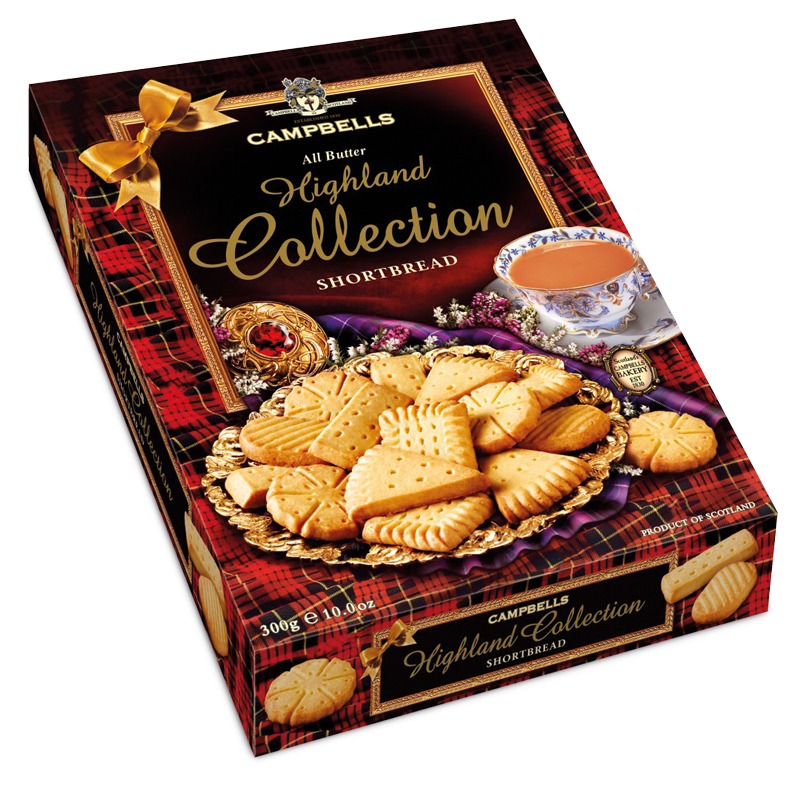 300g Highland Collection (assorted shapes shortbread)