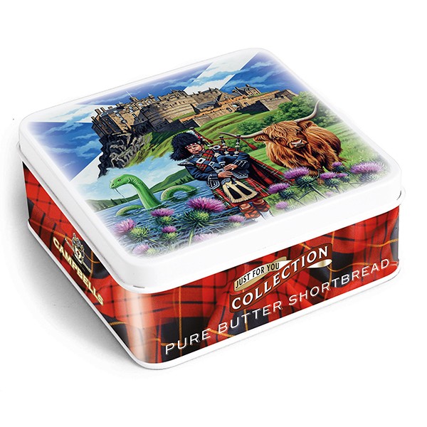 90g Scottish Castle Tin (shortbread fingers)